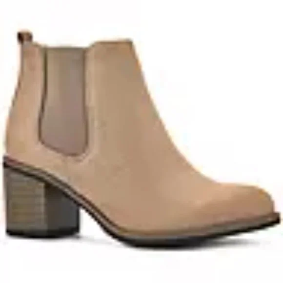 COPY - White Mountain Ladies Ankle Boots - Size 7 - Tan - Brand New - Picture 2 of 5